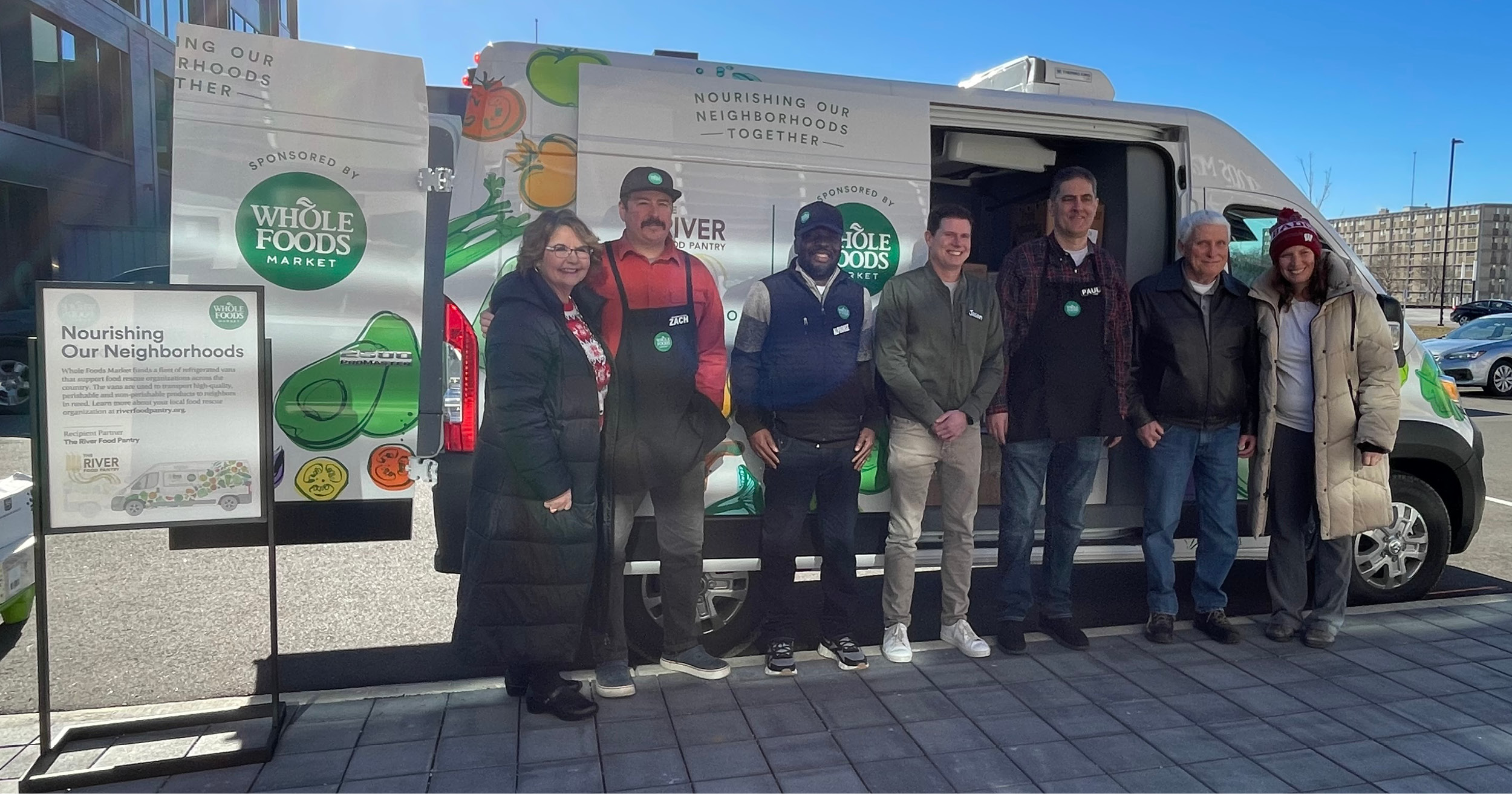 the-river-food-pantry-receives-refrigerated-van-from-whole-foods-market